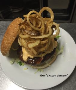 BLOG - Crispy Onion Burger Hamburger